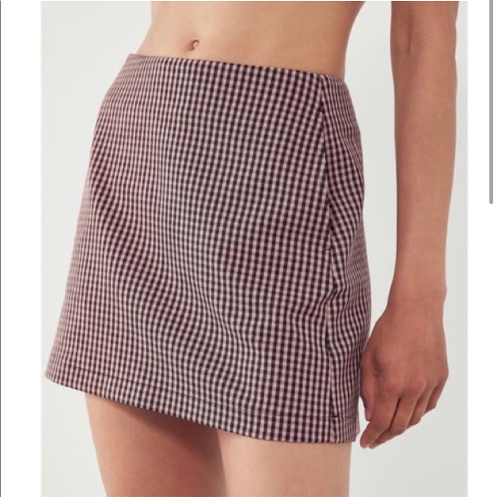 UO plaid skirt